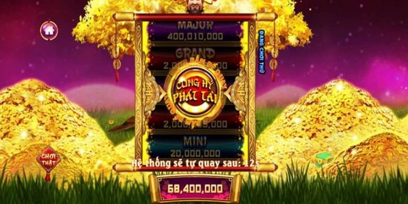 Nhiều loại hũ hiện có trong game Cung Hỷ Phát Tài