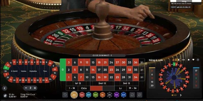 Một số hình thức cược phổ biến tại roulette