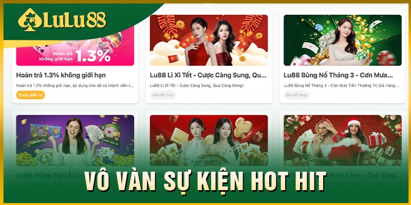 Khuyến mãi LuLu88 hoàn trả cực hot cho hội viên